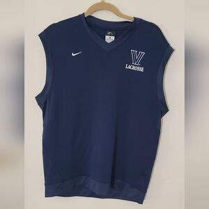 Villanova University Wildcats Lacrosse Nike Sweater Vest Large